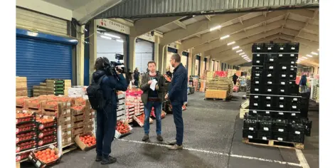 Matinale en direct BFM au MIN
