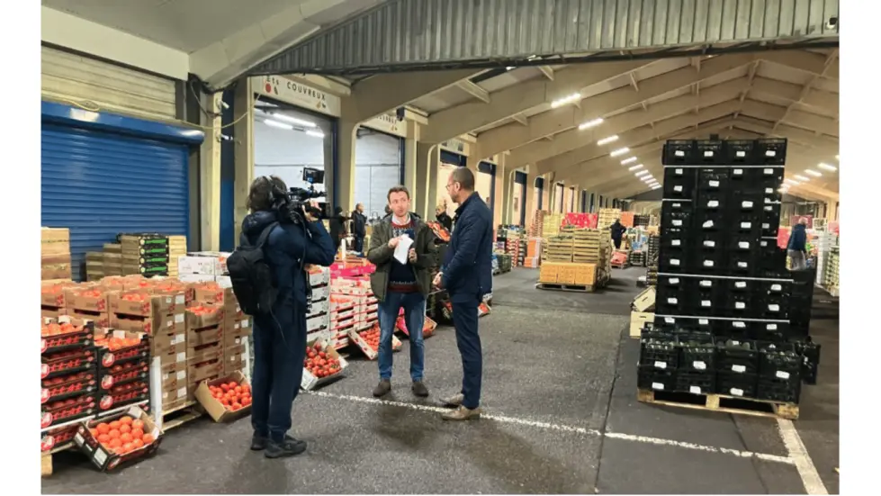 Matinale en direct BFM au MIN