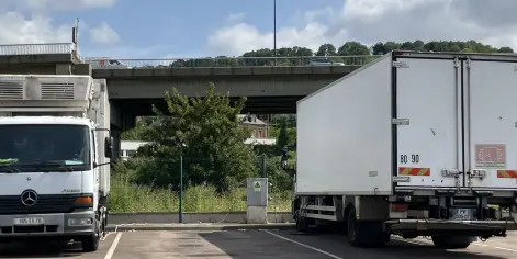 Emplacement de stationnement pour commerçants